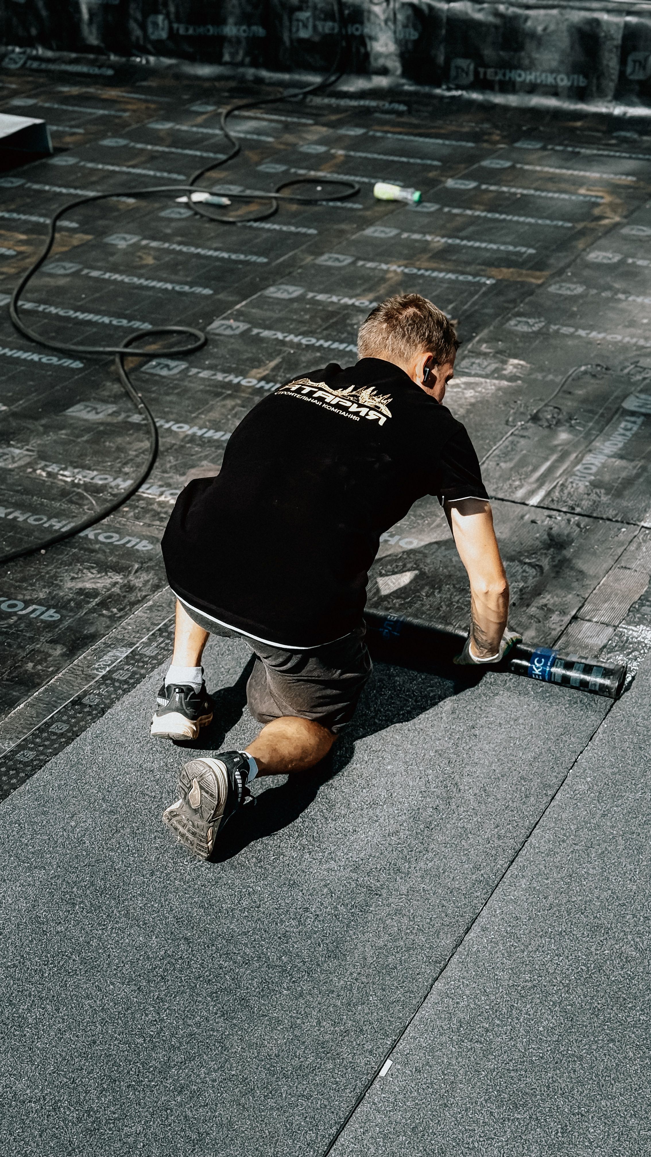 Professional wood installation work