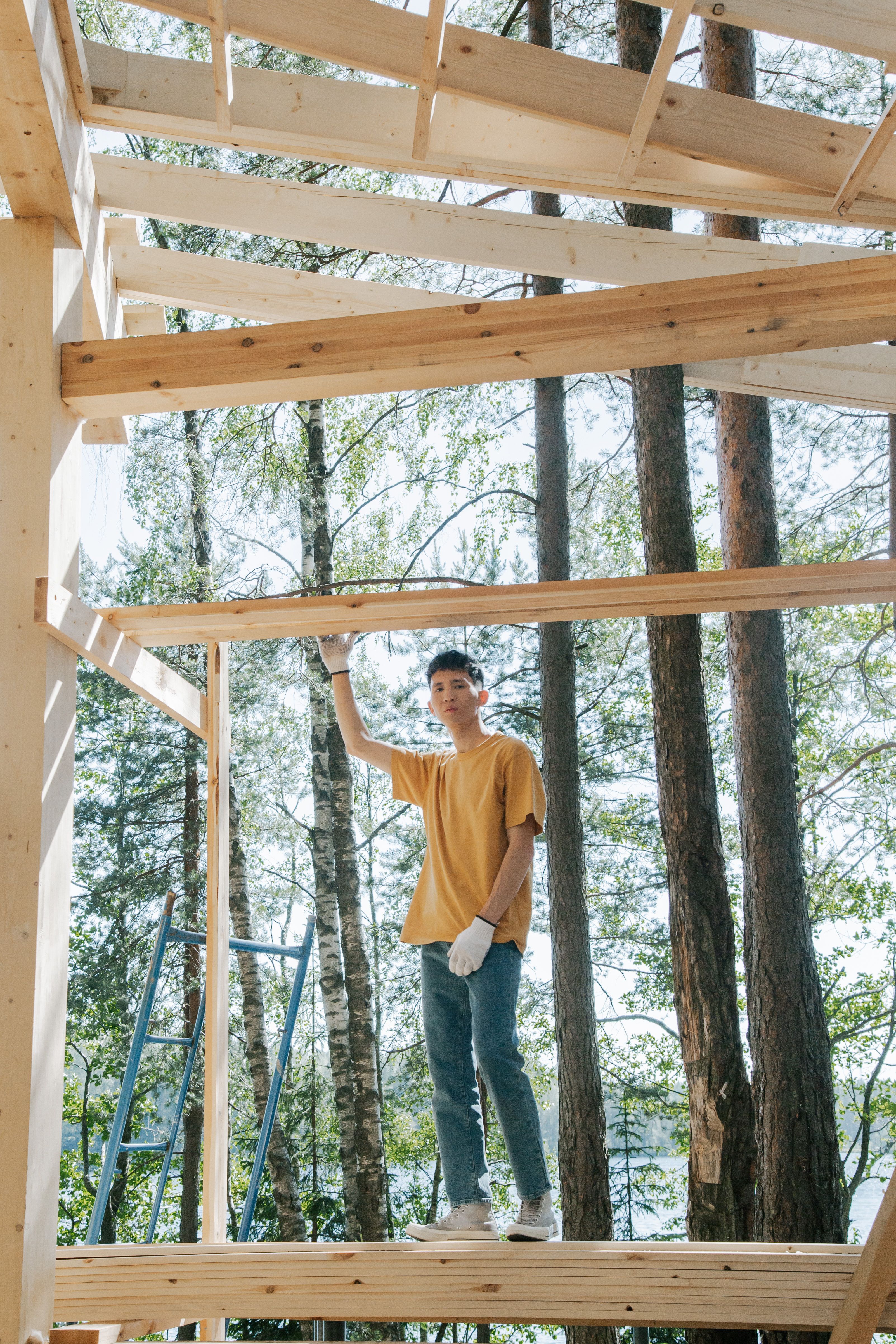 Wood installation project 2